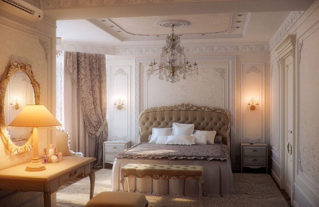 luxurious romantic room