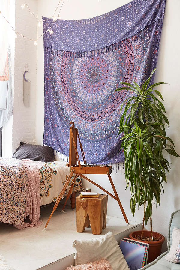 Tapestry in dorm online room