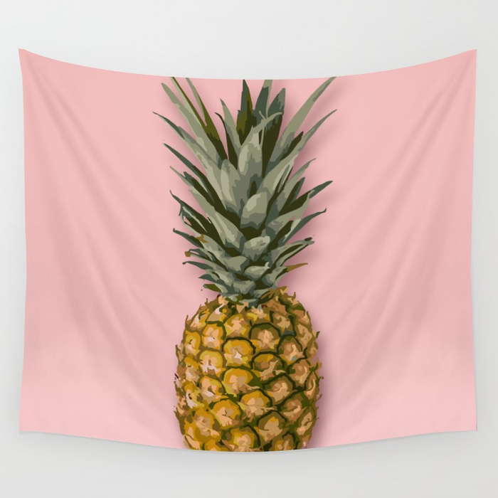 Pineapple Wall tapestry