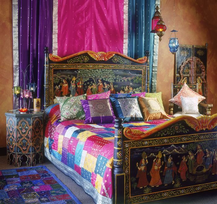 Boho bedroom bedding set