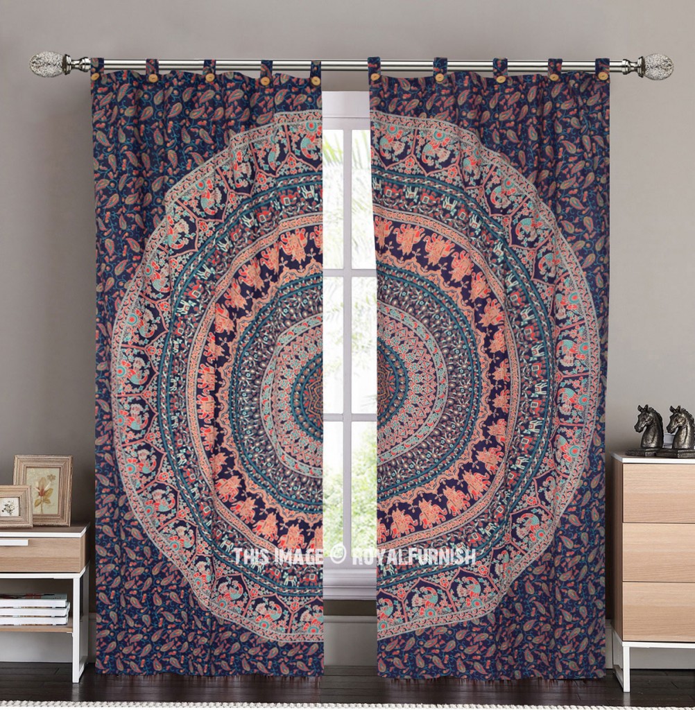 mandala curtains